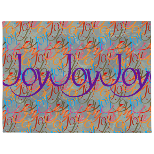 Joy enjoy: Throw Blanket | 60″×80″