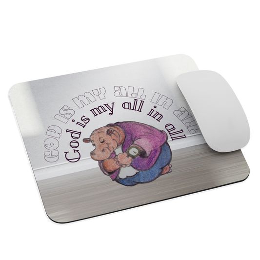 God is my All in All: Mouse pad