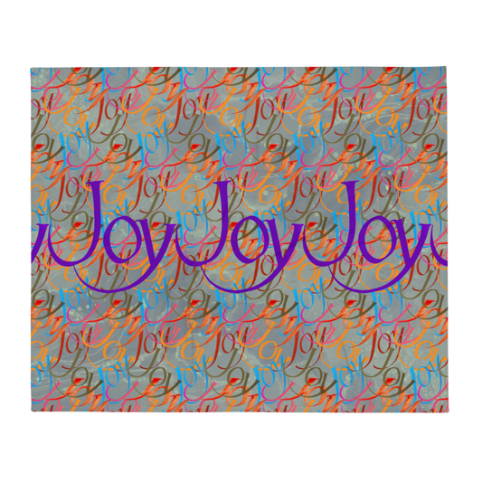 Joy enjoy: Throw Blankets | 50"x60"