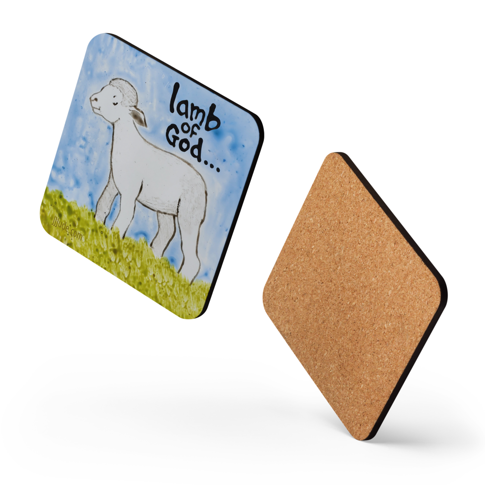 Lamb of God - Cork-back Coaster