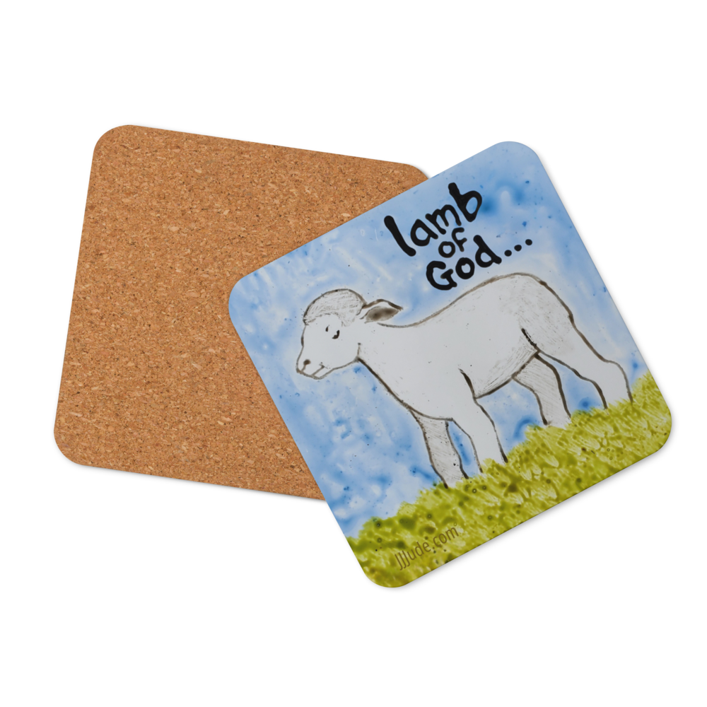 Lamb of God - Cork-back Coaster