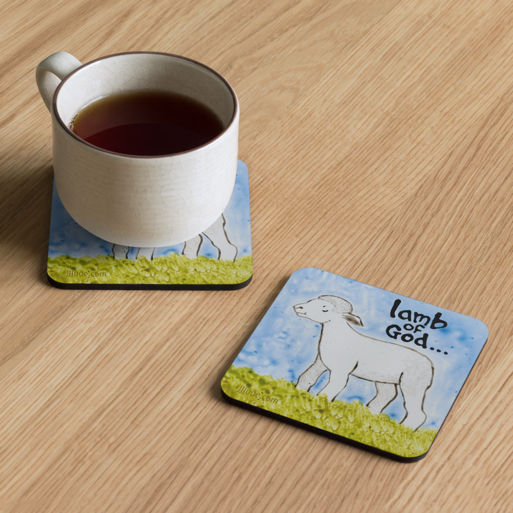 Lamb of God - Cork-back Coaster