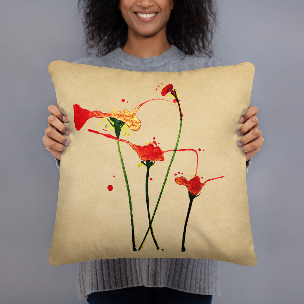Floral Golden Tint: Cushions