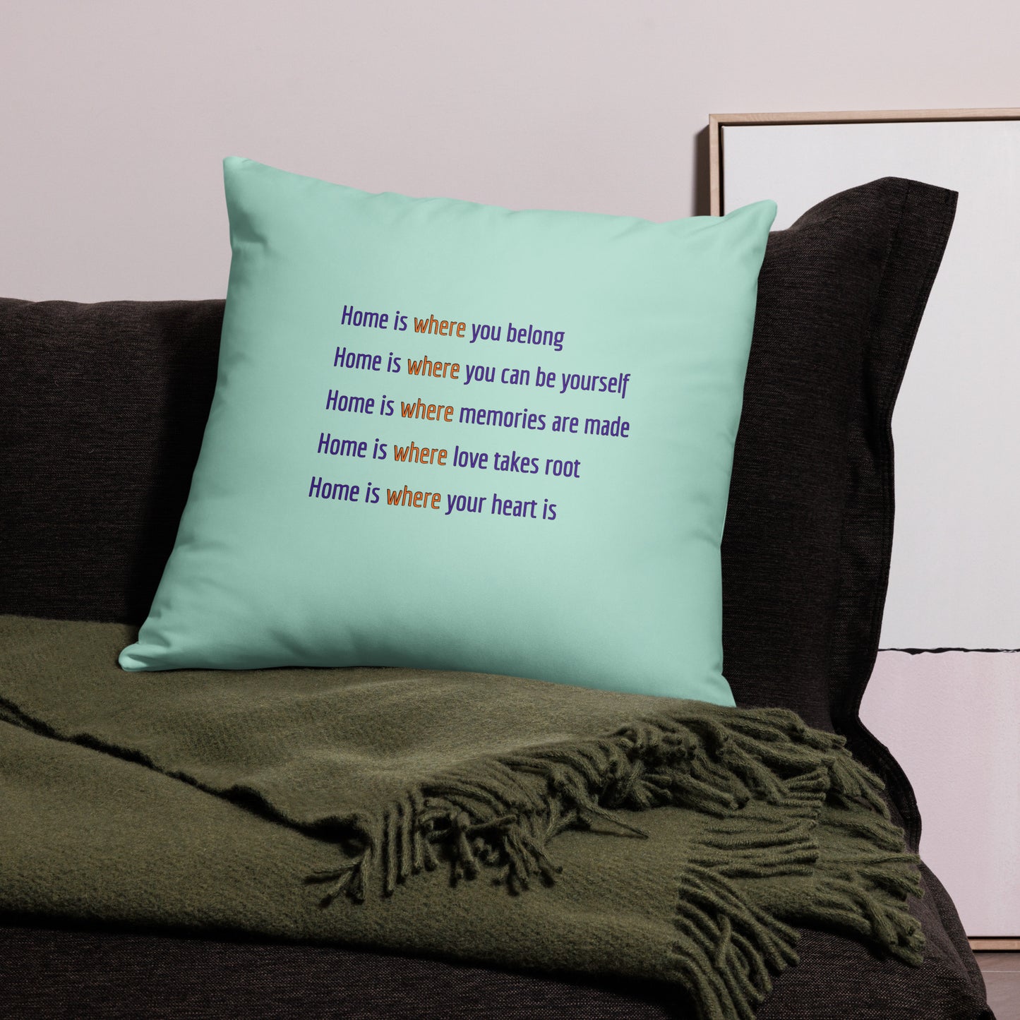 Home is Where Your Heart is | Cushion