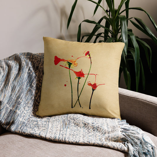 Floral - Golden Tint | Cushion Cover